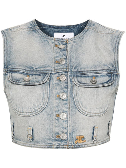 Courreges Pre COURREGES PRE Sweaters Clear Blue