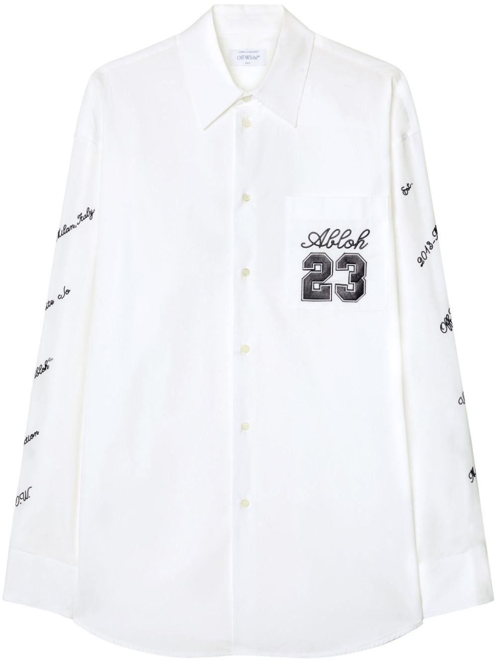 Off White Off White Shirt with embroidery