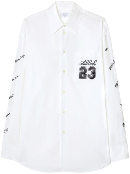 Off White Off White Shirt with embroidery