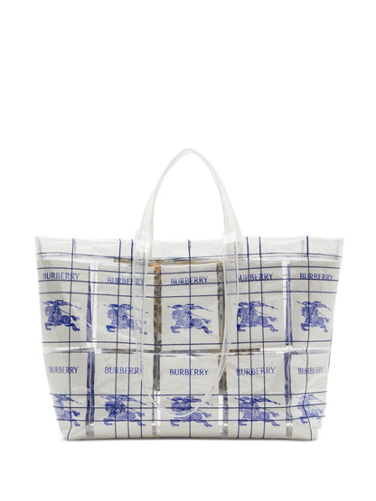 Burberry Burberry EKD logo-tag Transparent Tote Bag