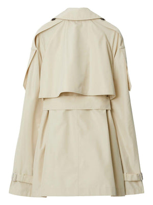 Burberry Short silk trench coat