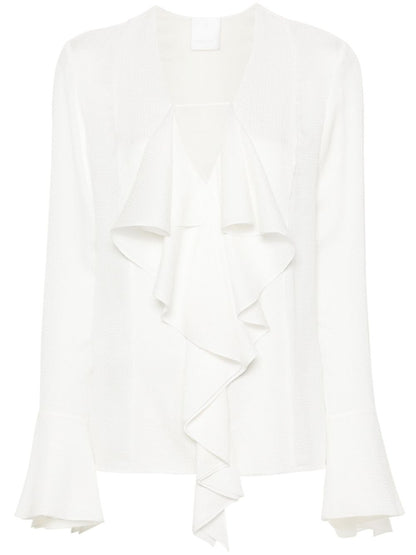 Givenchy Silk ruffled blouse