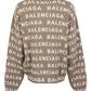 Balenciaga Balenciaga Intarsia Logo Sweater