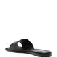 Alexander Mcqueen Alexander McQueen logo-embossed leather sandals