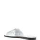 Alexander Mcqueen Alexander McQueen Slide sandals with embossed logo
