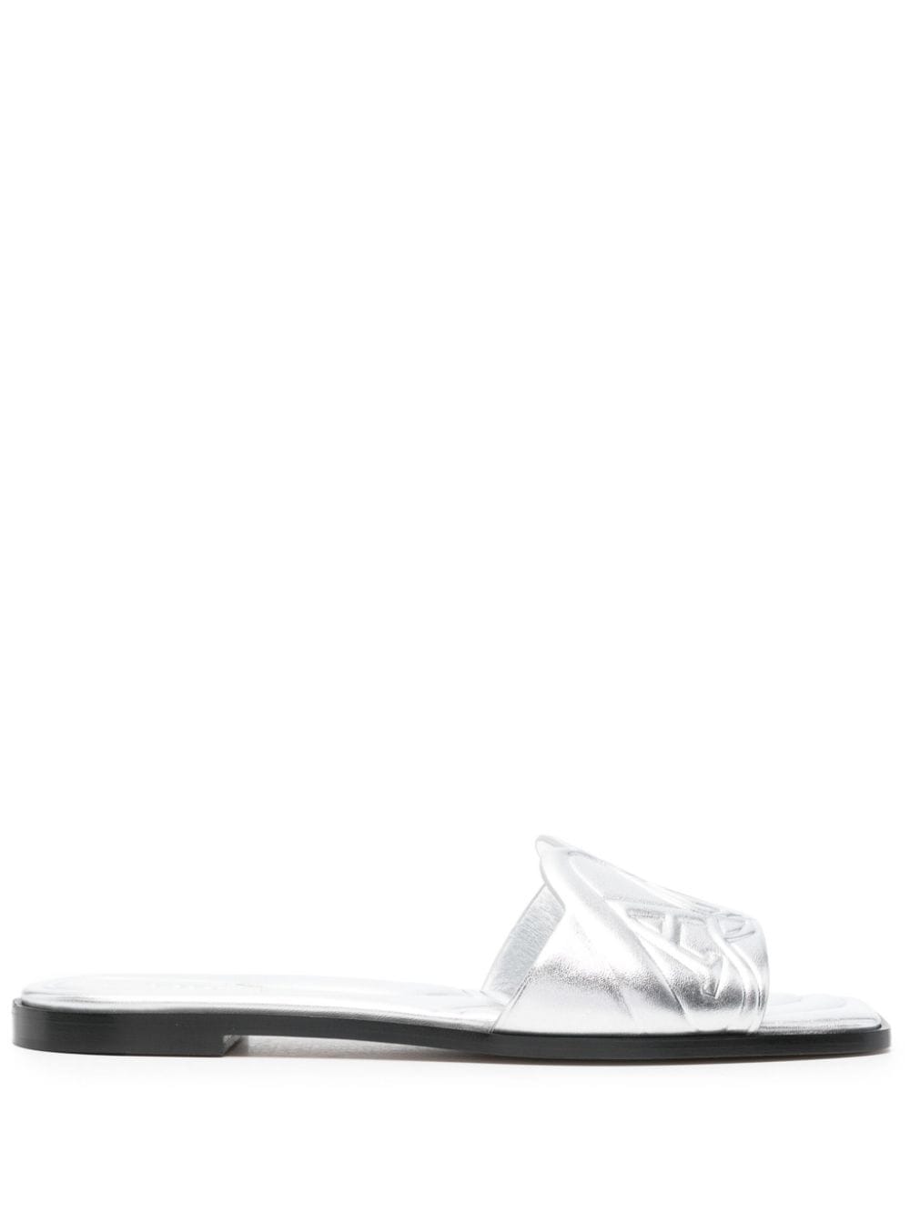 Alexander Mcqueen Alexander McQueen Slide sandals with embossed logo