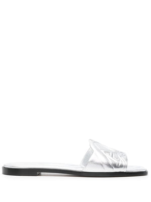 Alexander Mcqueen Alexander McQueen Slide sandals with embossed logo