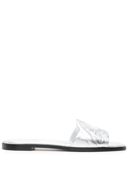 Alexander Mcqueen Alexander McQueen Slide sandals with embossed logo