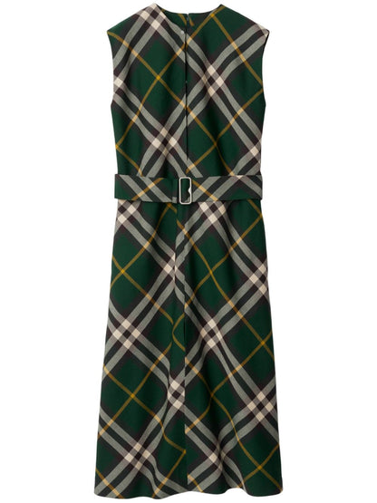 Burberry Burberry Nova Check Midi Dress