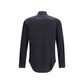 Giorgio Armani Black Cotton Dress Shirt