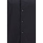 Giorgio Armani Black Cotton Dress Shirt