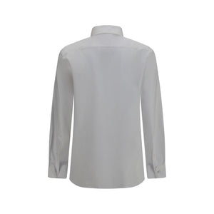 Giorgio Armani White Cotton Dress Shirt