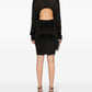 Saint Laurent Saint Laurent open-back knitted dress