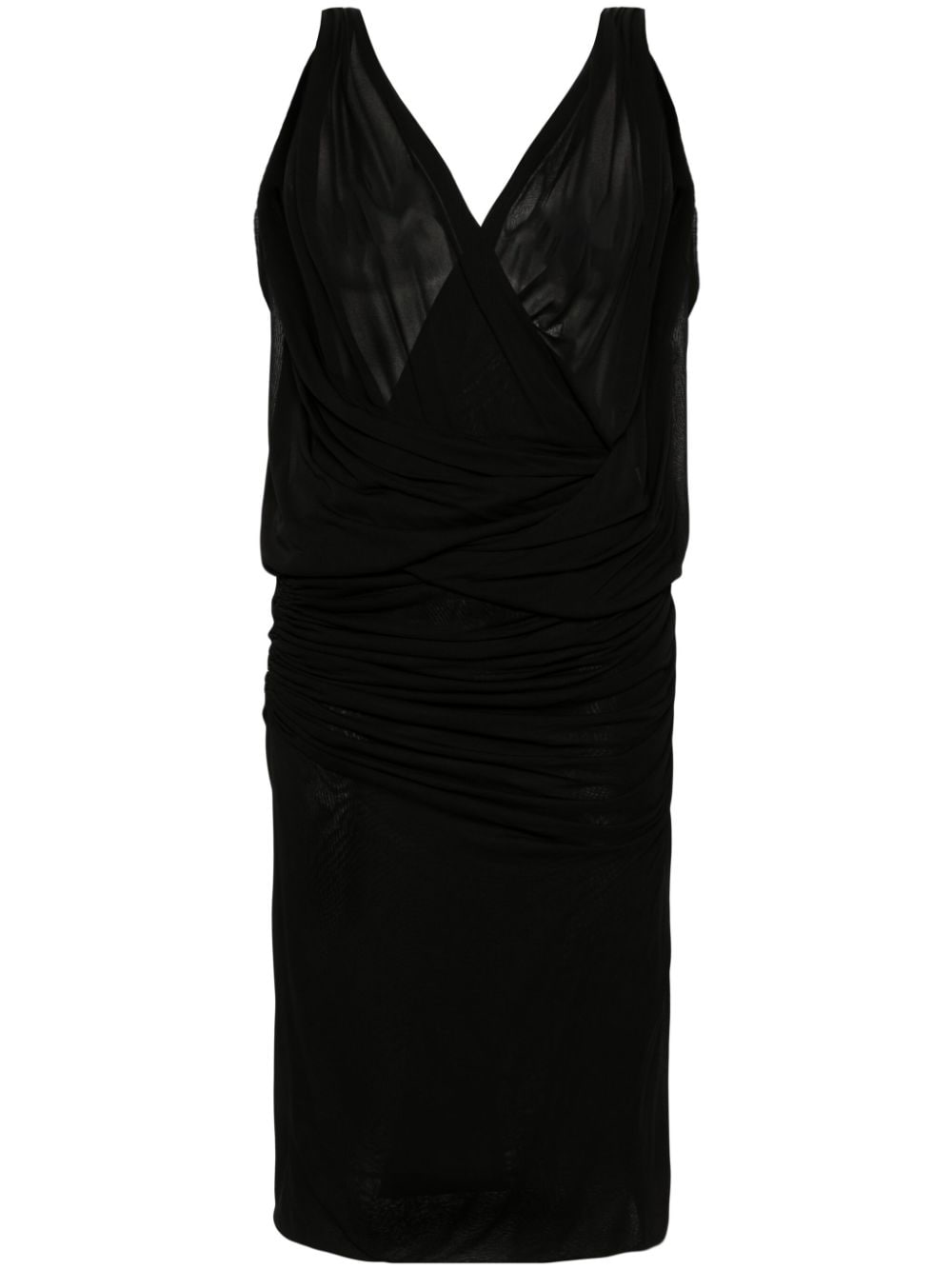 Saint Laurent Saint Laurent V-necked mini dress