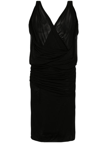 Saint Laurent Saint Laurent V-necked mini dress
