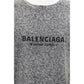 Balenciaga Gray Cotton T-Shirt