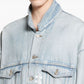 Balenciaga Balenciaga Denim jacket with flap pockets and drop shoulder