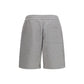 Moncler Gray Cotton Bermuda Shorts