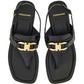 Ferragamo Ferragamo Gancini-buckle Leather Sandals