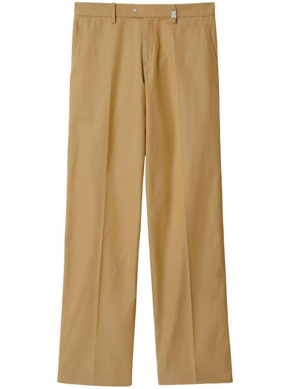 Burberry Burberry Straight-leg cotton trousers