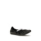 Jimmy Choo Black Calf Leather Bos Taurus Ballet Flats