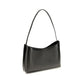 The Row Black Calf Leather Bos Taurus Shoulder Bag