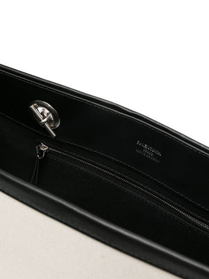 Balenciaga Balenciaga Logo Print Canvas Tote Bag