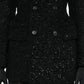 Balenciaga Balenciaga Hourglass tweed-texture padded-shoulder wool-blend blazer