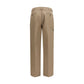 Prada Brown Cotton Casual Pants