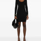 Saint Laurent Saint Laurent Décolleté Mini Dress