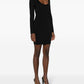Saint Laurent Saint Laurent Décolleté Mini Dress