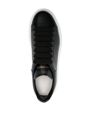Alexander Mcqueen Alexander McQueen Black Leather Sneakers