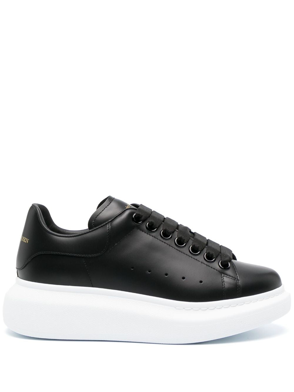 Alexander Mcqueen Alexander McQueen Black Leather Sneakers