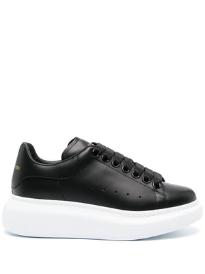 Alexander Mcqueen Alexander McQueen Black Leather Sneakers