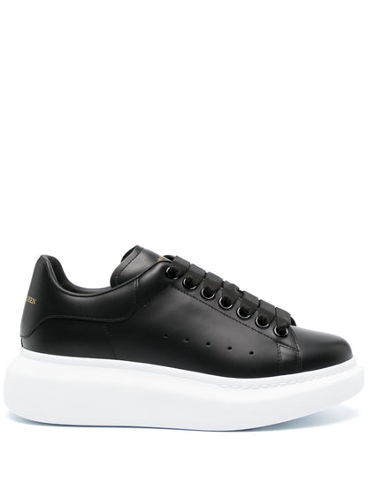 Alexander Mcqueen Alexander McQueen Black Leather Sneakers