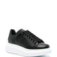 Alexander Mcqueen Alexander McQueen Black Leather Sneakers