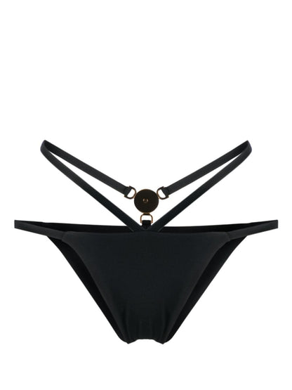Versace Versace Medusa-plaque strappy bikini bottoms