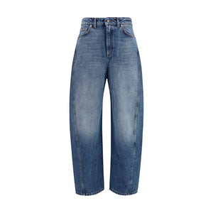 Givenchy Blue Cotton Relaxed Fit Jeans