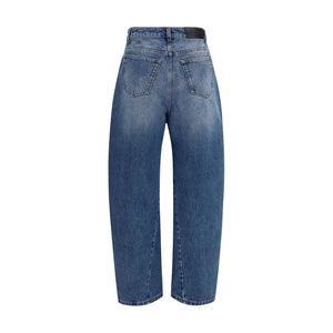 Givenchy Blue Cotton Relaxed Fit Jeans
