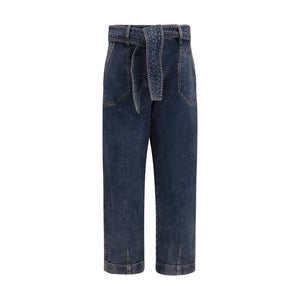 Giorgio Armani Blue Cotton Jeans Denim