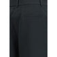 Giorgio Armani Black Silk Casual Pants