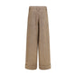 Brunello Cucinelli Beige Wool Oves Aries Casual Pants
