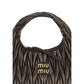 Miu Miu Brown Lamb Ovis Aries Aries Shoulder Bag