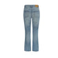 Saint Laurent Blue Cotton Straight-Leg Jeans