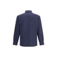 Brunello Cucinelli Blue Cotton Dress Shirt
