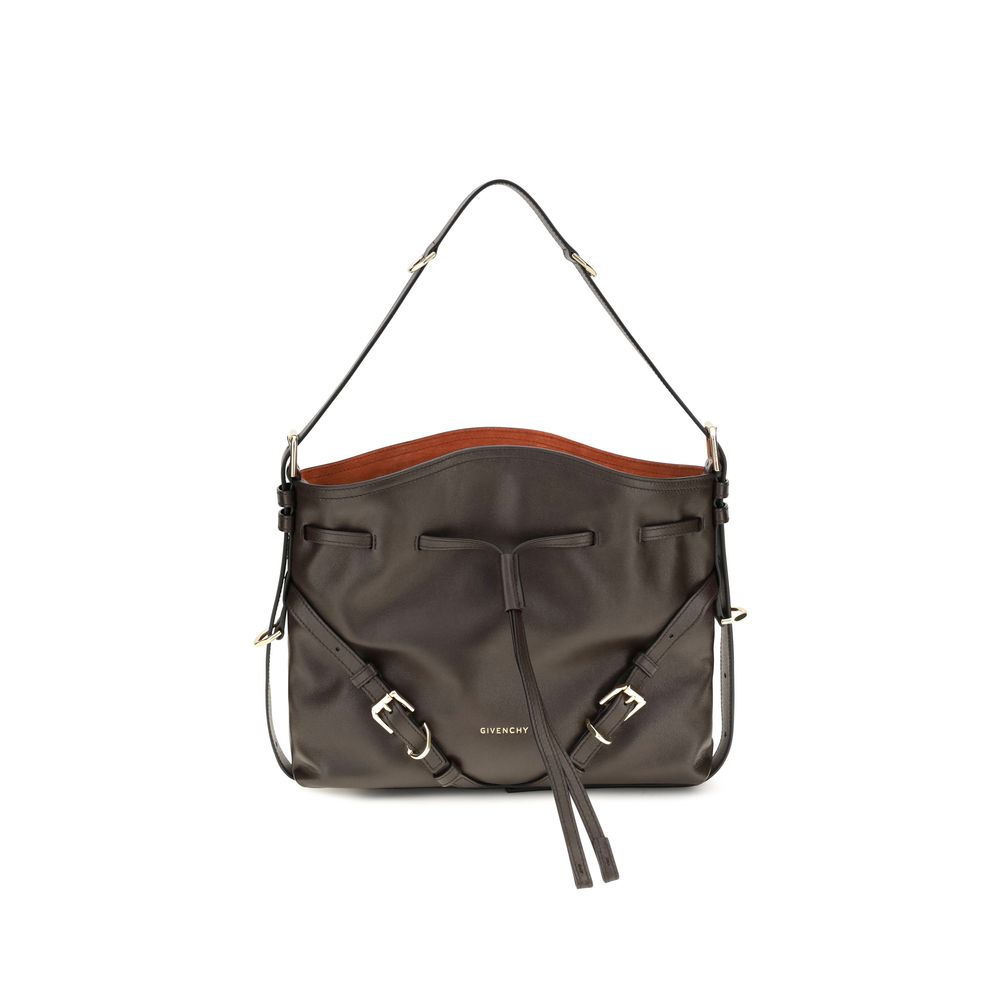 Givenchy Brown Calf Leather Bos Taurus Backet Bag
