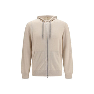 Brunello Cucinelli Beige Cashmere Sweatshirt