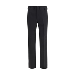 Prada Black Wool Oves Aries Dress Pants