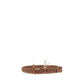 Miu Miu Brown Calf Leather Bos Taurus Regular Belt