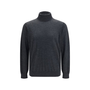 Giorgio Armani Gray Cashmere Turtleneck